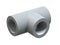 Tee for polypropylene pipes. Image for advertising plumbing fittings. 3D rendering.