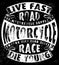 Tee Vintage Motorbike Race | Hand drawing | T-shirt Printing