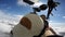 Teedy Bear skydiving selfie