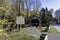 Teegarden-Centennial Covered Bridge and historic marker