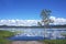 Teemburra Dam with cloud reflections