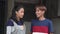 A Teen Asian Filipino Siblings Smiling