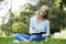 Teen Girl in Park