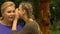 Teen girl sharing secret, whispering to mother, first kiss revelation, trust