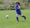 Teen Girl Soccer Player In Action 4