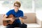 Teen guitarist