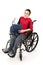 Teen Schoolboy in Wheelchair