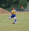Teen Youth Soccer Goalie Action