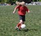 Teen Youth Soccer Player Kicking Ball (2)