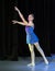 Teenage ballet dancer