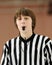 Teenage basketball referee