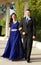 Teenage Couple Going to the Prom Walking and Smiling