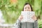 Teenage girl with book