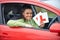 Teenage Girl Passing Driving Exam