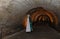 A teenage girl in the Templars tunnel in Akko, Israel