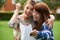 Teenage Girls Celebrating Good Exam Result