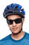 Teenager in Bicycle Helmet