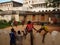 Teenagers watching football in Zanzibar