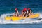 Teens Ride On Banana Boat