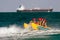 Teens Ride On Banana Boat In Florida