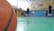 Teens train in the school old sports hall.