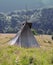 Teepee on the hill