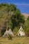 Teepees in Death Valley Nation Park, California