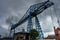 The Tees Transporter Bridge from below