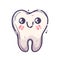 Teeth care treatment collection. Dental medicine theme for posters, books, leaflets, stickers. Tooth illustration with