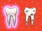 Teeth. Protected and with caries