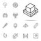 Tefillin icon. Judaism icons universal set for web and mobile