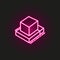 Tefillin neon style icon. Simple thin line, outline  of judaism icons for ui and ux, website or mobile application