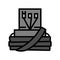 tefillin phylacteries color icon vector illustration