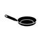 Teflon cooking utensil symbol icon, illustration design template