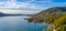 Tegernsee, Germany. Lake Tegernsee in Rottach-Egern (Bavaria), Germany near the Austrian border. Aerial view of the lake \\\