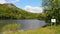 Tegg`s Nose Reservoir in Teggs Nose Country Park near Macclesfield, Northern England