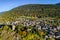 Teglio - Valtellina IT - Aerial view of the Torre de li beli miri