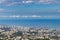 Teh Cityscape of Haifa At Day,  Aerial View, Israel