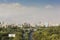 TEHERAN, IRAN - OCTOBER 03, 2016:Tehran skyline and greenery in