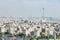 Tehran skyline, Iran. View of residential buildings. Milad Tower