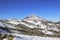 Teide volcano completely snowed. January 2021. Tenerife. Canary Islands. Spain.