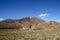 Teide volcano and Garcia and Catedral rocks, volcanic landscape of Tenerife island, Canary Islands, Spain.