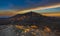 Teide volcano seen at sunrise from the top of Guajara mountain