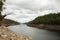 Tejo River, next to Cedillo dam, with a lower water level about 20 meters, due to climate change