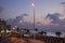 Tel-Aviv Boardwalk & Beach at Dusk