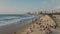 Tel Aviv city beach time lapse