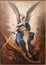 Tel Aviv - The paint of archangel Michael from st. Peters church in old Jaffa