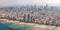 Tel Aviv skyline panorama Israel beach aerial view city sea skyscrapers