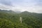 The Telaga Tujuh (Seven Wells) waterfall from Cable car at Langkawi