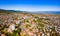 Telavi old town aerial panoramic view